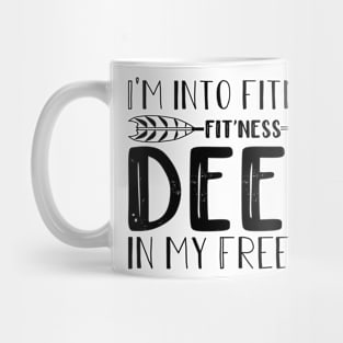 I am Into Fitness Fit'ness Deer In My Freezer Mug